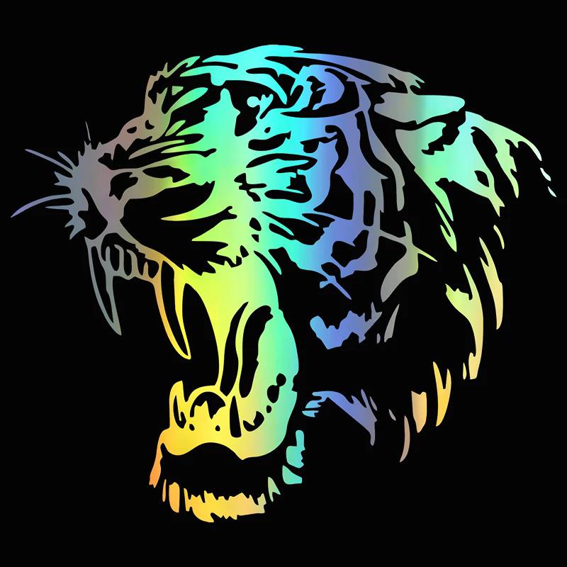 Motorcycle Gear Logo - Reflective car stickers, tiger hoods, side