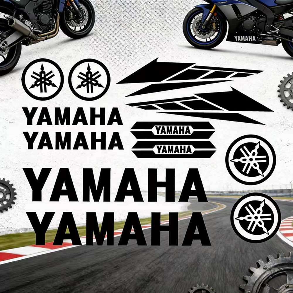 For Yamaha Motorcycle Stickers - Motorcycle Gear Logo 리뷰 및 가격