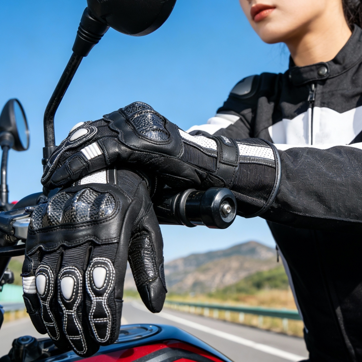 Women Retro Leather Gloves Fou - Xxl Motorcycle Gear 리뷰 및 가격