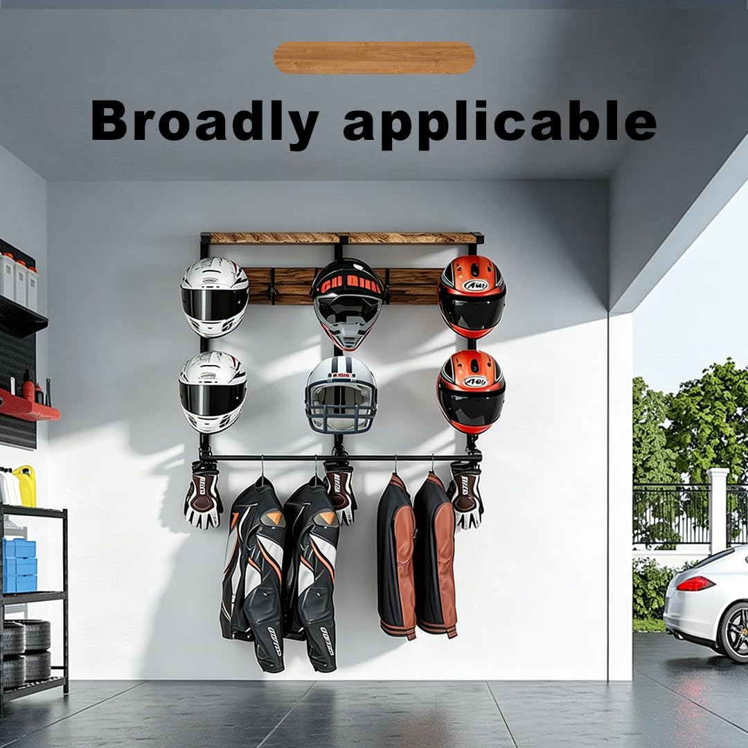 Wall-Mounted Motorcycle Gear O - Motorcycle Gear Garage Storage 리뷰 및 가격