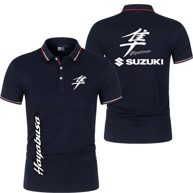 Men's Polo Shirt Button Design - Motorcycle Gear Logo 리뷰 및 가격