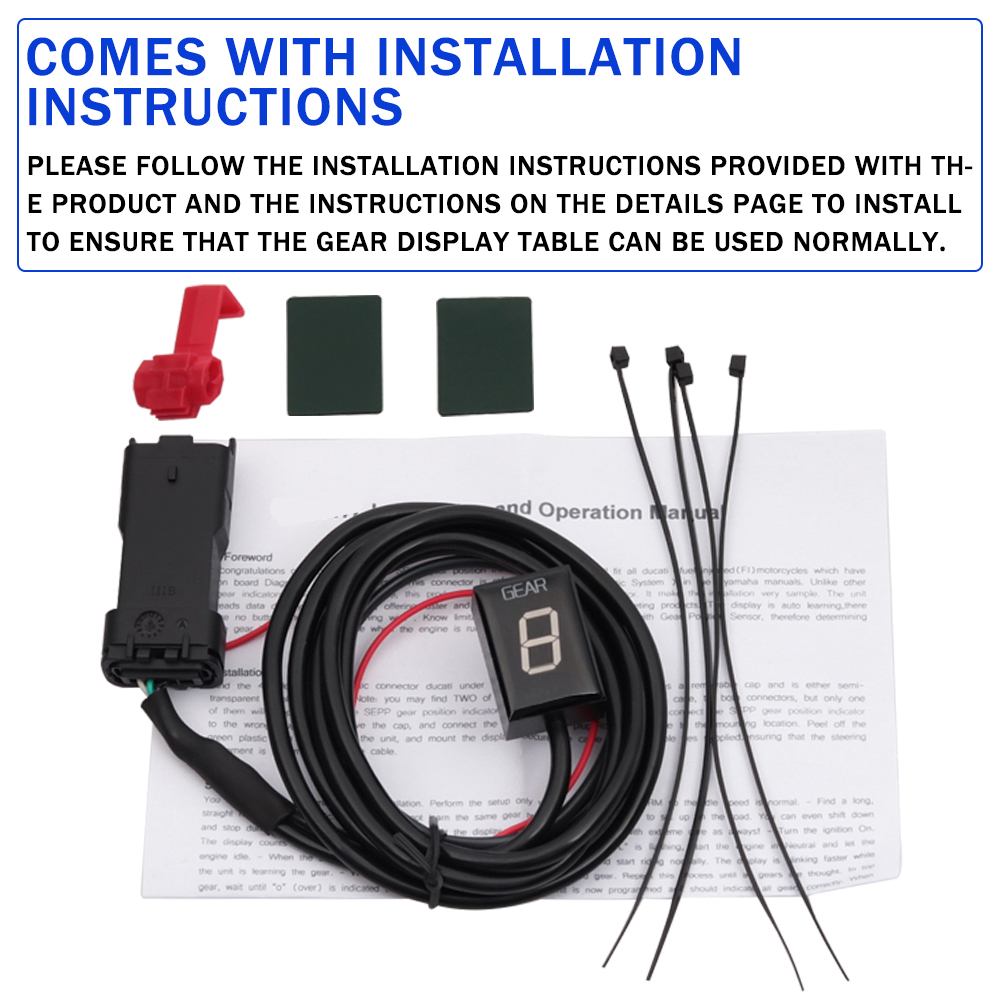 EFI Motorcycle 1-6 Level Speed - Gear Indicator Display 리뷰 및 가격