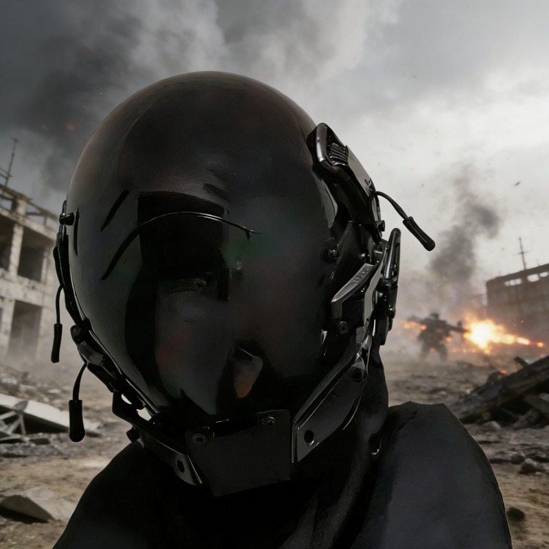 Mecha style cyberpunk helmet m - Helmet Full Face 리뷰 및 가격