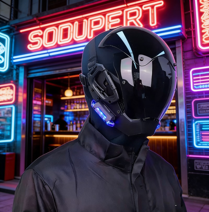 Mecha style cyberpunk helmet m - Helmet Full Face 리뷰 및 가격