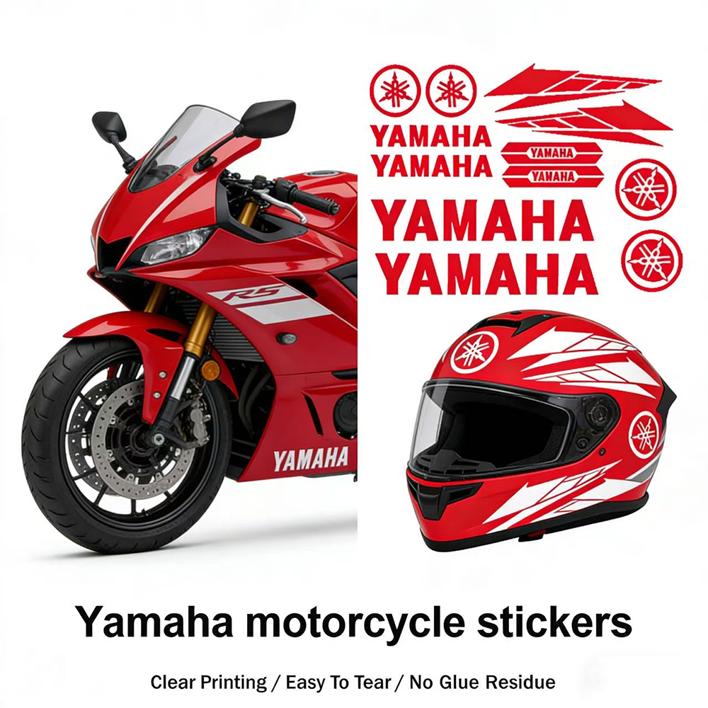 For Yamaha Motorcycle Stickers - Motorcycle Gear Logo 리뷰 및 가격