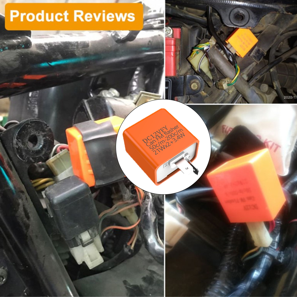 DV 12V LED Flasher Adjustable  - Motorcycle Gear Protection 리뷰 및 가격