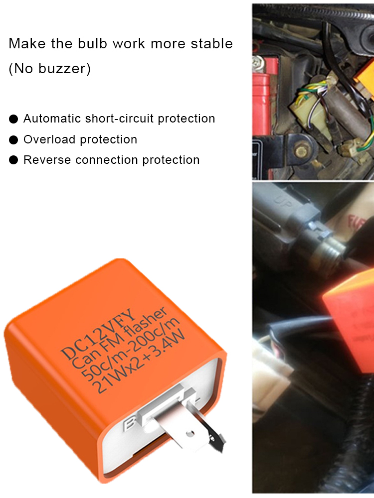 DV 12V LED Flasher Adjustable  - Motorcycle Gear Protection 리뷰 및 가격