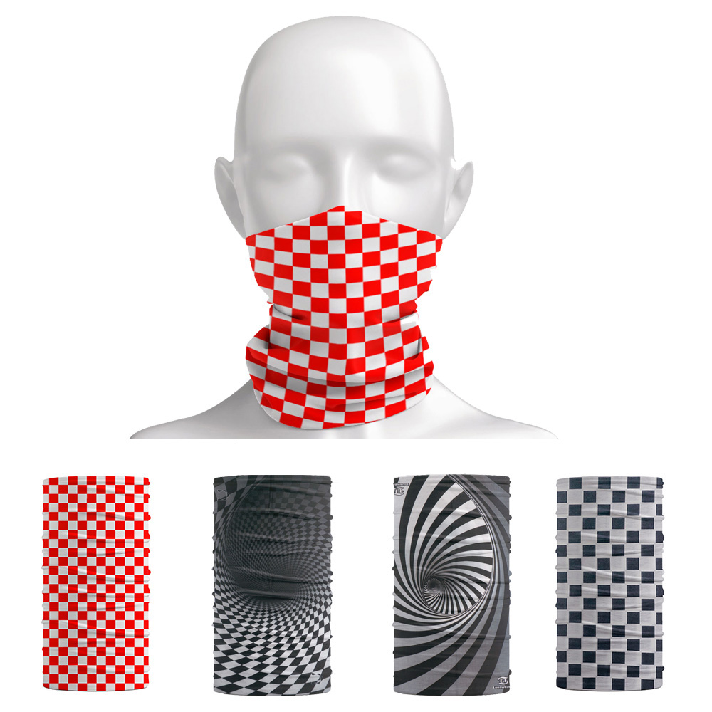 Plaid Pattern Headband Outdoor - Motorcycle Gear Mens 리뷰 및 가격
