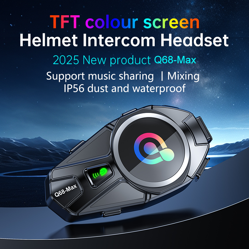 Q68 Max Motorcycle Intercom He - Intercom Headset Helmet 리뷰 및 가격