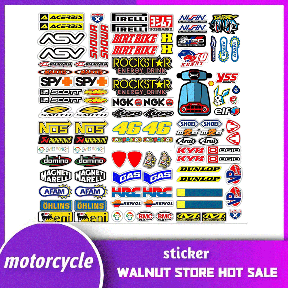 Motorcycle Stickers MotorBike  - Motorcycle Gear Logo 리뷰 및 가격