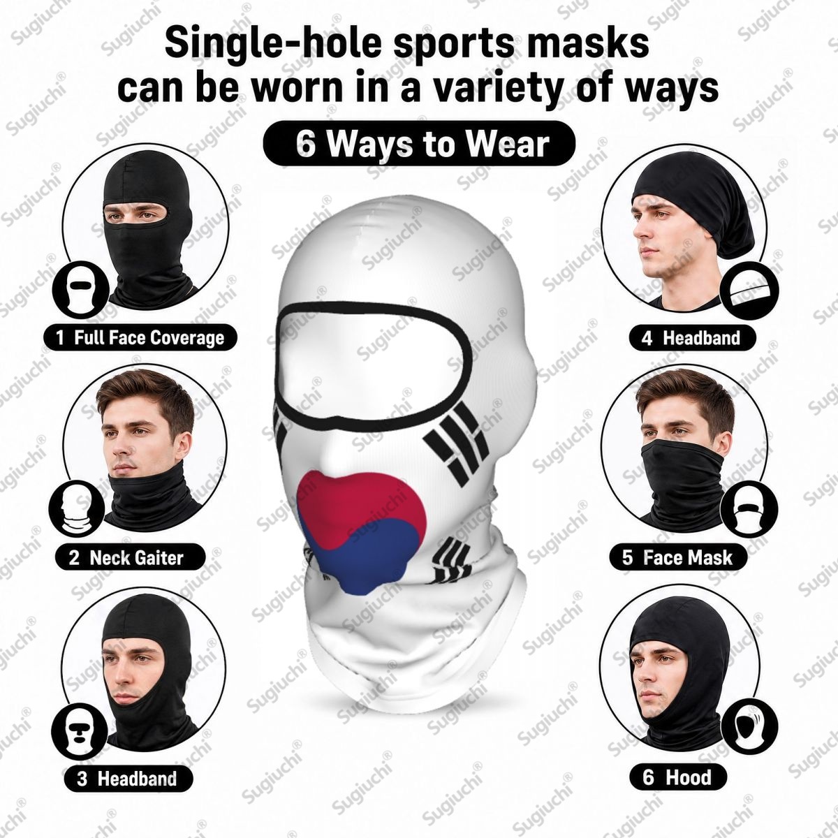 South Korea Cycling Balaclava  - Helmet Full Face 리뷰 및 가격