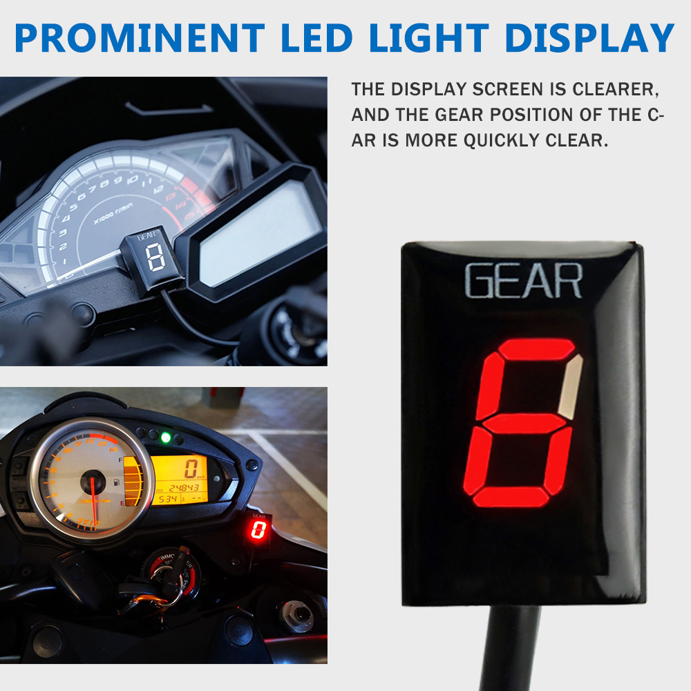 For Kawasaki ER6N ER-6F Z1000S - Gear Indicator Display 리뷰 및 가격