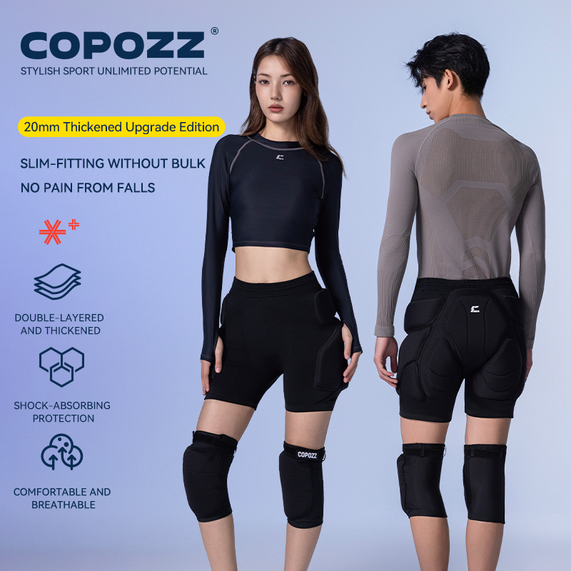 COPOZZ Upgraded Ski Knee Pads  - Motorcycle Gear Protection 리뷰 및 가격