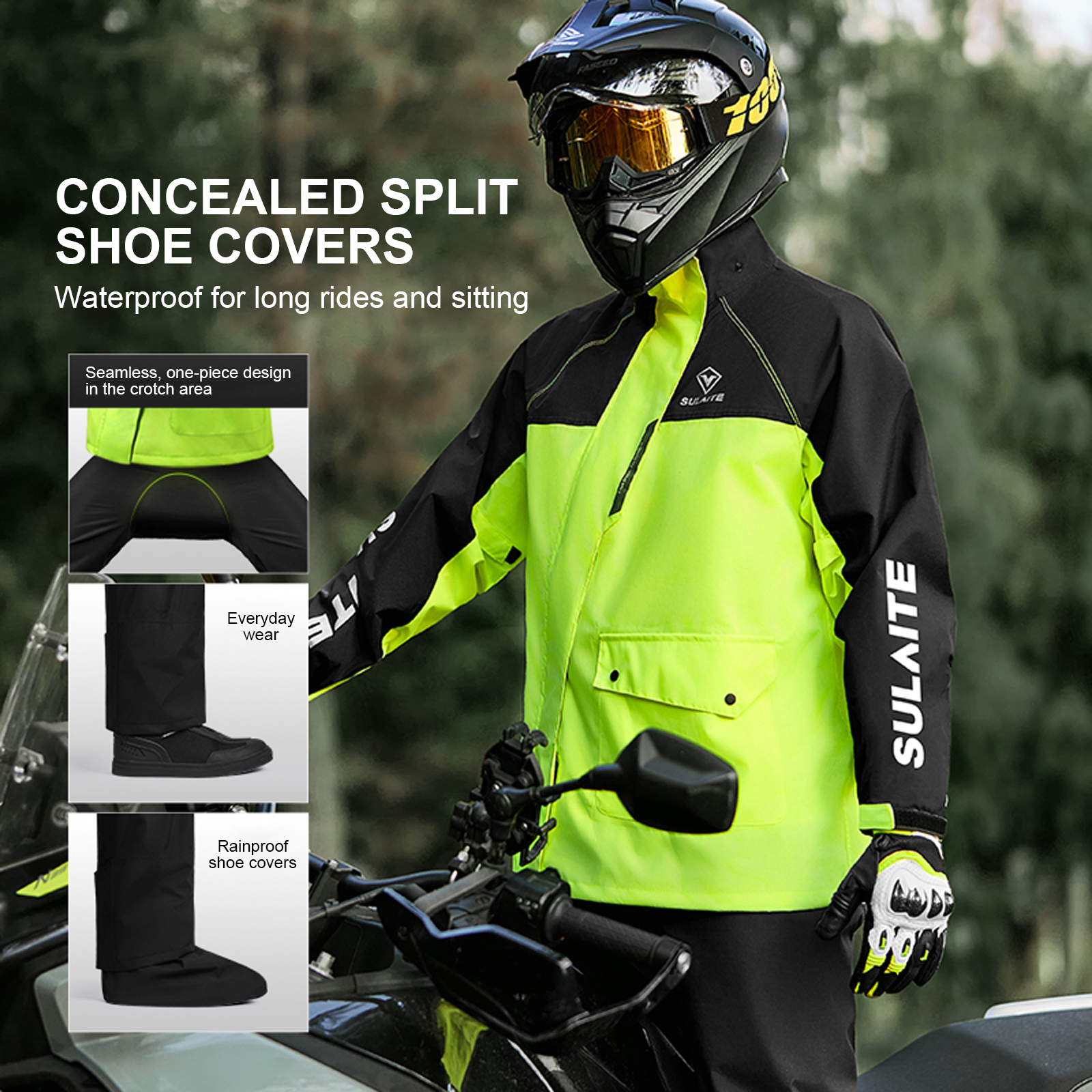 Motorcycle Rain Suit for Men & - Motorcycle Gear Mens 리뷰 및 가격
