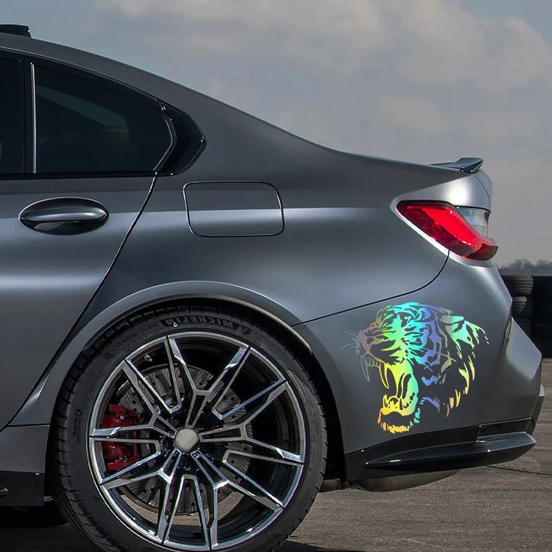 Reflective car stickers, tiger - Motorcycle Gear Logo 리뷰 및 가격