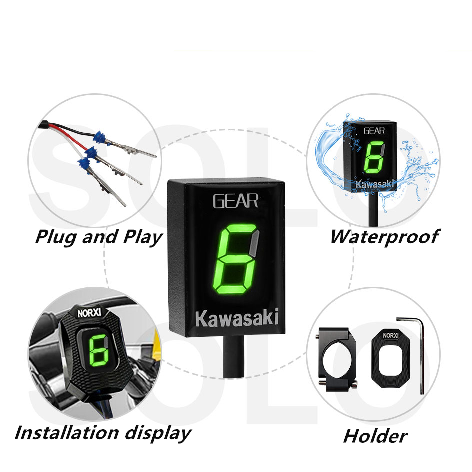 Motorcycle Gear Indicator 1-6  - Gear Indicator Display 리뷰 및 가격