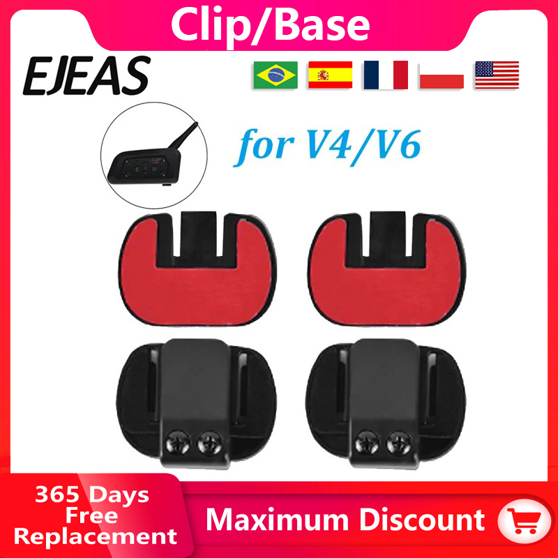 2PCS EJEAS V6 PRO (3.5mm Inter - Intercom Headset Helmet 리뷰 및 가격