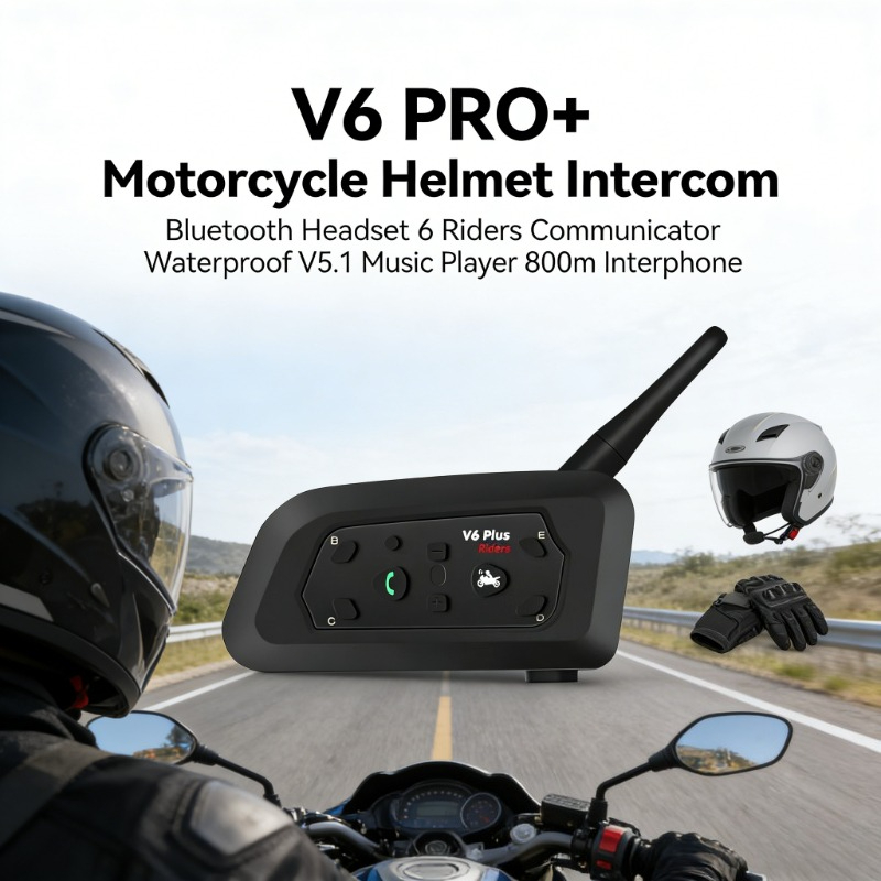 V6 PRO+ Motorcycle Intercom BT - Intercom Headset Helmet 리뷰 및 가격