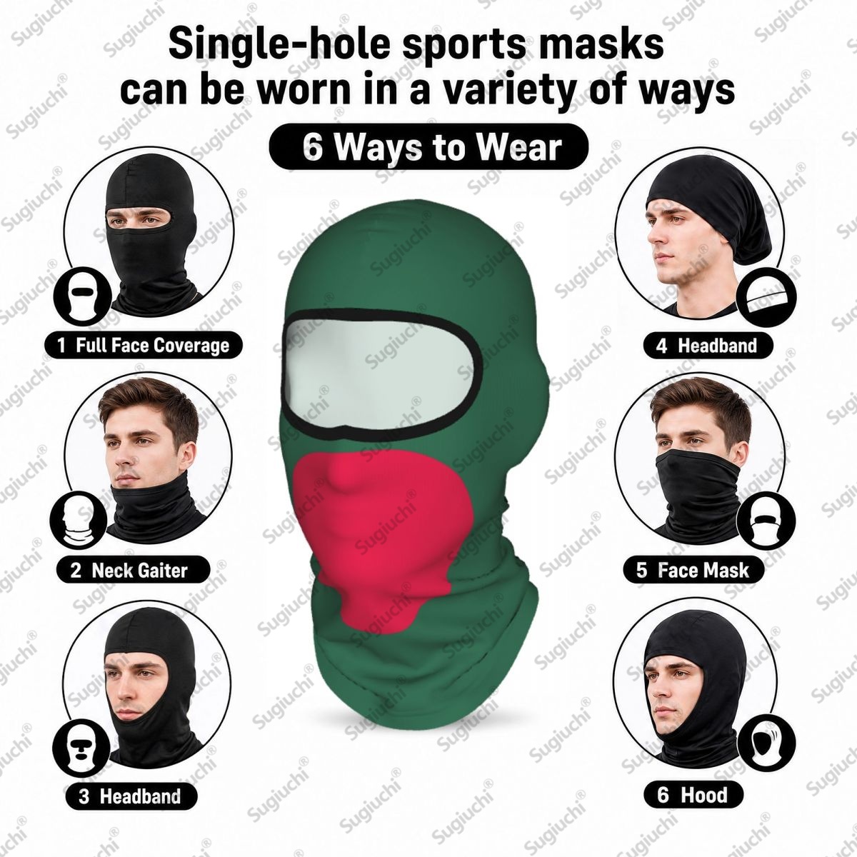 Bangladesh Cycling Balaclava F - Helmet Full Face 리뷰 및 가격