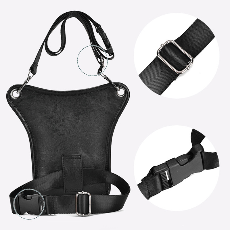 Vintage Pu Leather Waist Pack  - Motorcycle Gear Bag 리뷰 및 가격