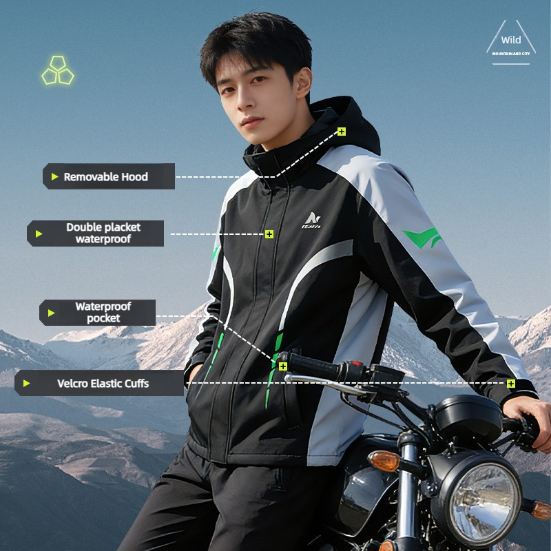 Motorcycle Rain Suit Men Water - Motorcycle Gear Mens 리뷰 및 가격