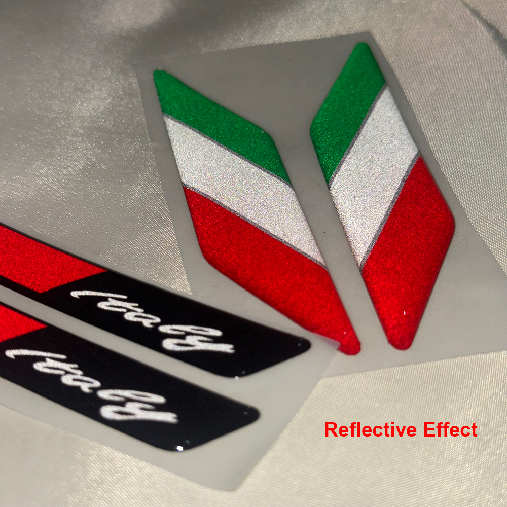 Italy Flag 3D Epoxy Sticker Mo - Motorcycle Gear Logo 리뷰 및 가격